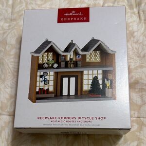 Hallmark Keepsake Nostalgic Bicycle Shop Ornament 2022